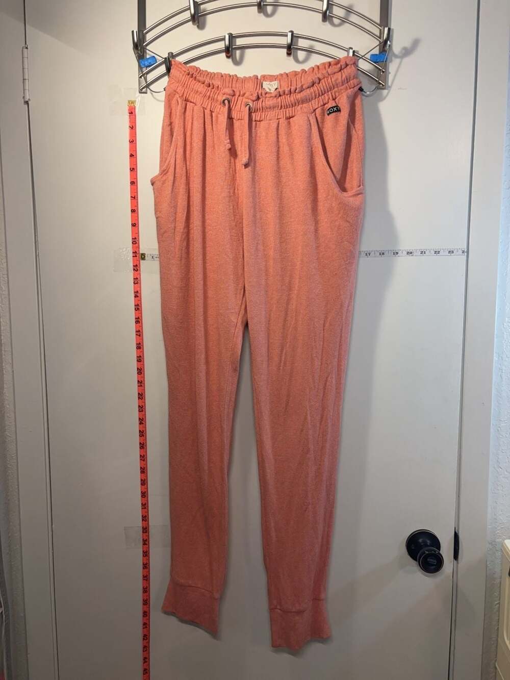 Roxy Women's Size S/CH Peach Drawstring Jogger Sweatpants